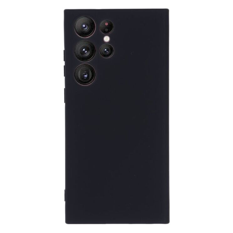 Защитный чехол Deexe Silicone Case для Samsung Galaxy S23 Ultra - Black: фото 3 из 7