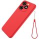 Защитный чехол Deexe Silicone Case для TECNO Spark 20 Pro - Red (345400R). Фото 1 из 8