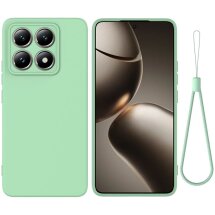 Защитный чехол Deexe Silicone Case для Xiaomi 14T Pro - Green: фото 1 из 8