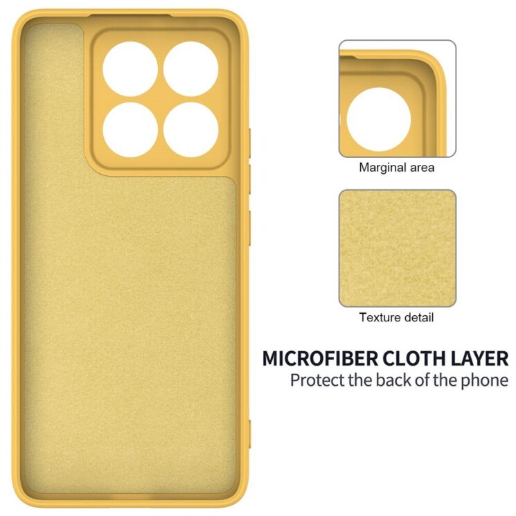 Захисний чохол Deexe Silicone Case для Xiaomi 14T Pro - Red: фото 6 з 8