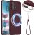Захисний чохол Deexe Silicone Case with MagSafe для Motorola Edge 40 Neo - Wine Red: фото 1 з 9