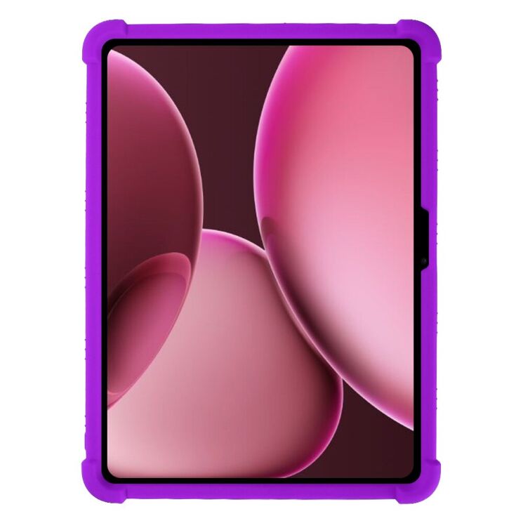 Защитный чехол Deexe Silicone Kickstand для OnePlus Pad 2 Pro - Purple: фото 2 из 11