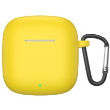 Защитный чехол Deexe Silicone Sleeve для Huawei FreeBuds SE 2 - Yellow: фото 1 из 5