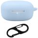 Защитный чехол Deexe Silicone Sleeve для Xiaomi Redmi Buds 6 Play - Baby Blue (370600TT). Фото 1 из 8