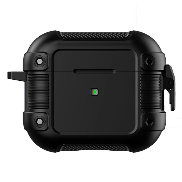 Захисний чохол Deexe Solid Case для Apple AirPods Pro 2 - Black: фото 1 з 8