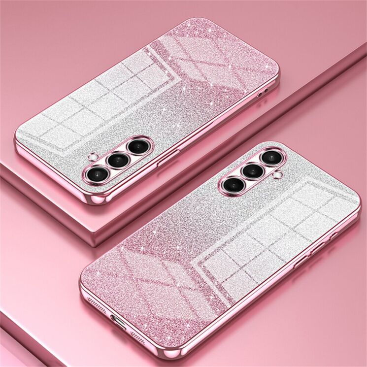 Защитный чехол Deexe Sparkles Cover для Samsung Galaxy A57 (A576) - Pink: фото 2 из 7