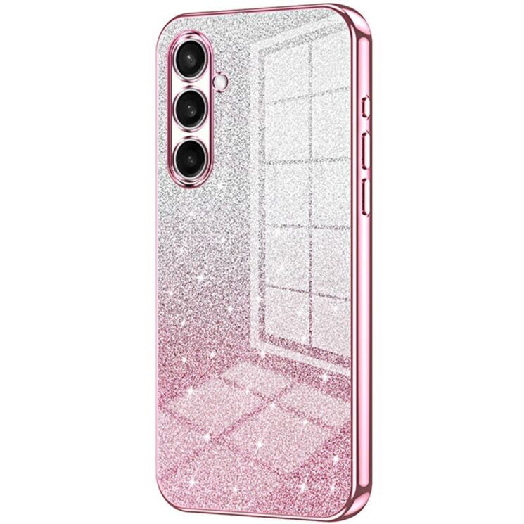 Защитный чехол Deexe Sparkles Cover для Samsung Galaxy A57 (A576) - Pink: фото 1 из 7
