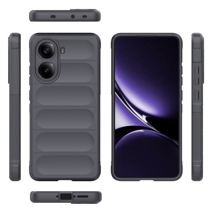 Захисний чохол Deexe Terra Case для Xiaomi Poco X7 Pro - Dark Grey: фото 2 з 3