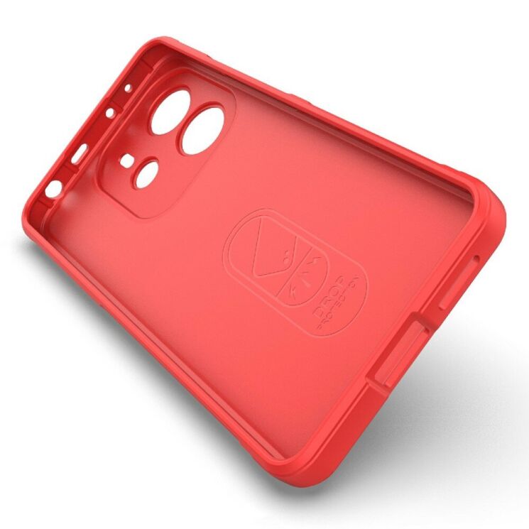 Защитный чехол Deexe Terra Case для Xiaomi Redmi Note 14 4G - Red: фото 3 из 6