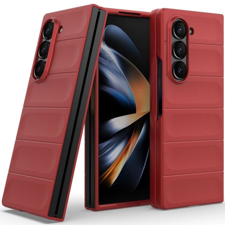 Защитный чехол Deexe Terra Case (FF) для Samsung Galaxy Fold 6 - Red: фото 2 из 9