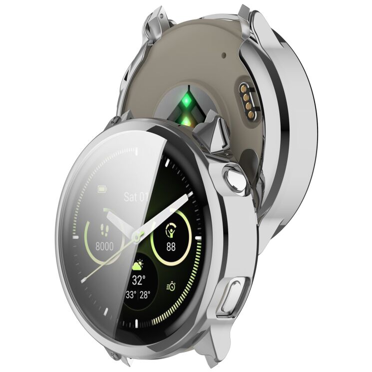 Защитный чехол Deexe Watch Case для Garmin Venu 4 (41mm) - Silver: фото 3 из 7