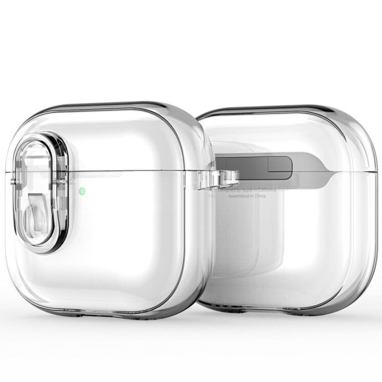 Защитный чехол DUX DUCIS PECL Series для Apple AirPods 4 - Clear: фото 1 из 10