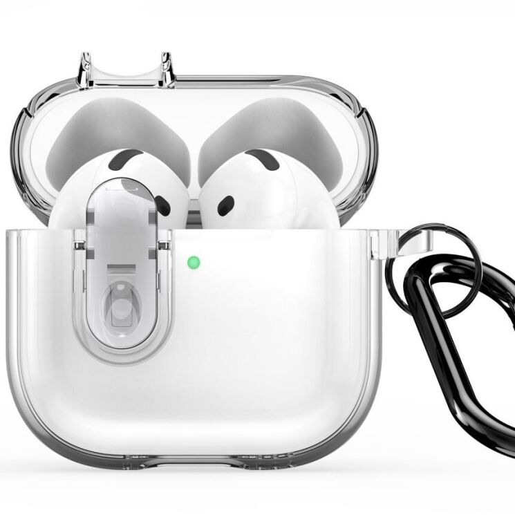 Защитный чехол DUX DUCIS PECL Series для Apple AirPods 4 - Clear: фото 2 из 10