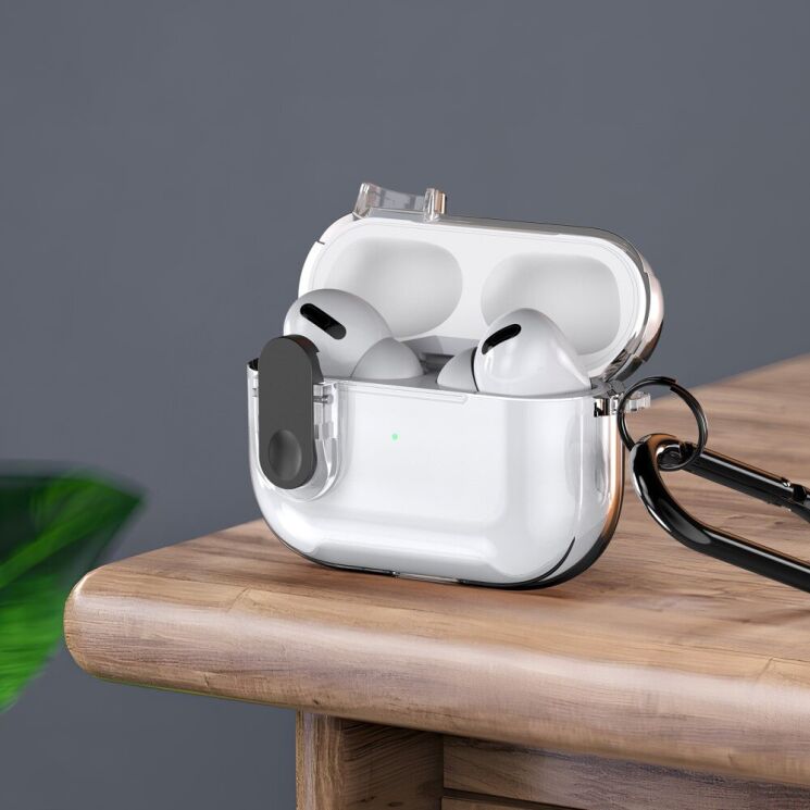 Защитный чехол DUX DUCIS PECL Series для Apple AirPods 4 - Clear: фото 8 из 10
