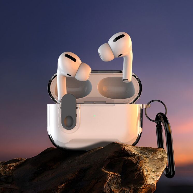 Защитный чехол DUX DUCIS PECL Series для Apple AirPods 4 - Clear: фото 9 из 10