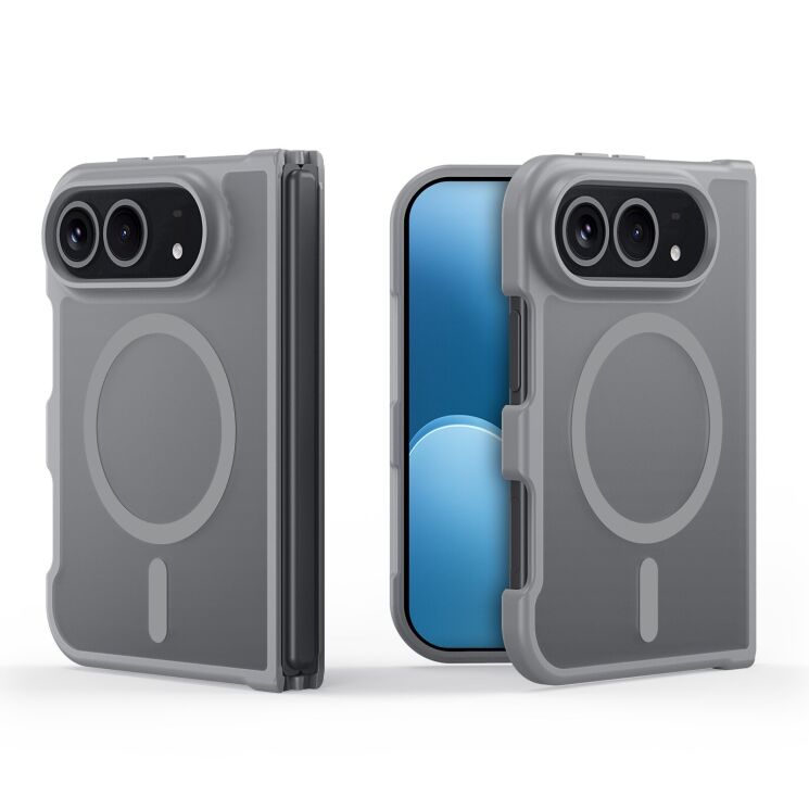 Захисний чохол DUX DUCIS Yind Series MagSafe (FF) для iPhone Duo - Grey: фото 2 з 10