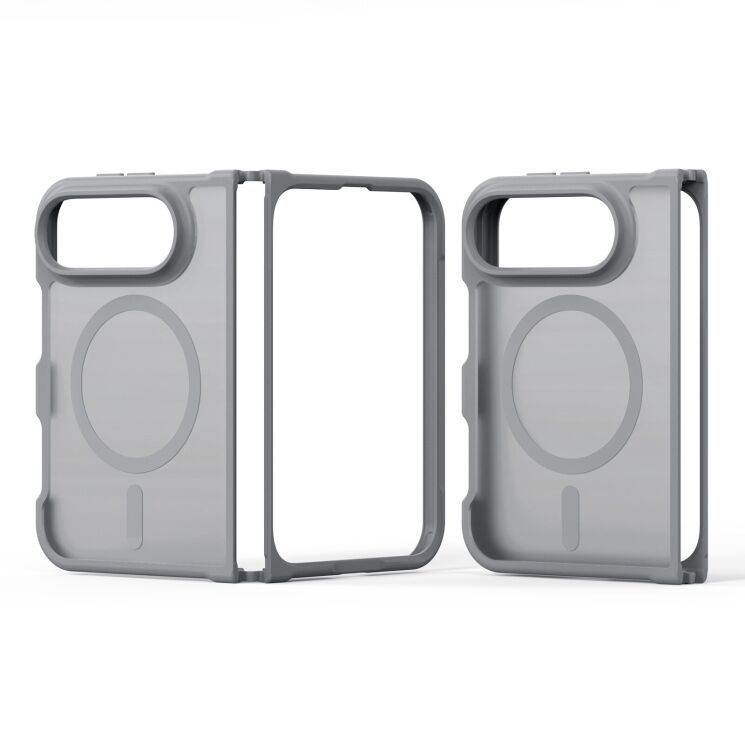 Захисний чохол DUX DUCIS Yind Series MagSafe (FF) для iPhone Duo - Grey: фото 3 з 10
