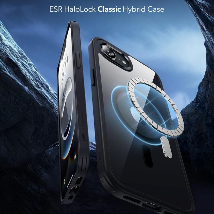 Защитный чехол ESR Classic Hybrid MagSafe для Apple iPhone 16e - Transparent: фото 7 из 7
