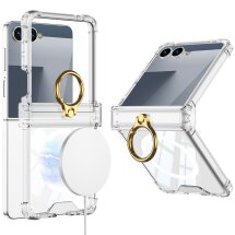 Защитный чехол GKK AirBag Mag with Ring для Samsung Galaxy Flip 7 - Transparent: фото 1 из 8