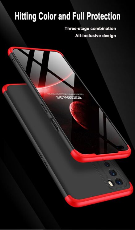 Защитный чехол GKK Double Dip Case для OnePlus Nord - Black / Blue: фото 10 из 15