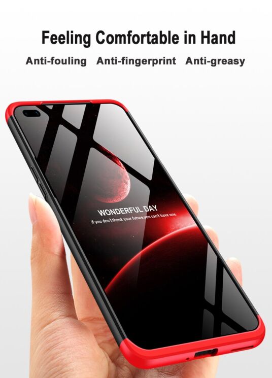 Защитный чехол GKK Double Dip Case для OnePlus Nord - Black / Blue: фото 12 из 15