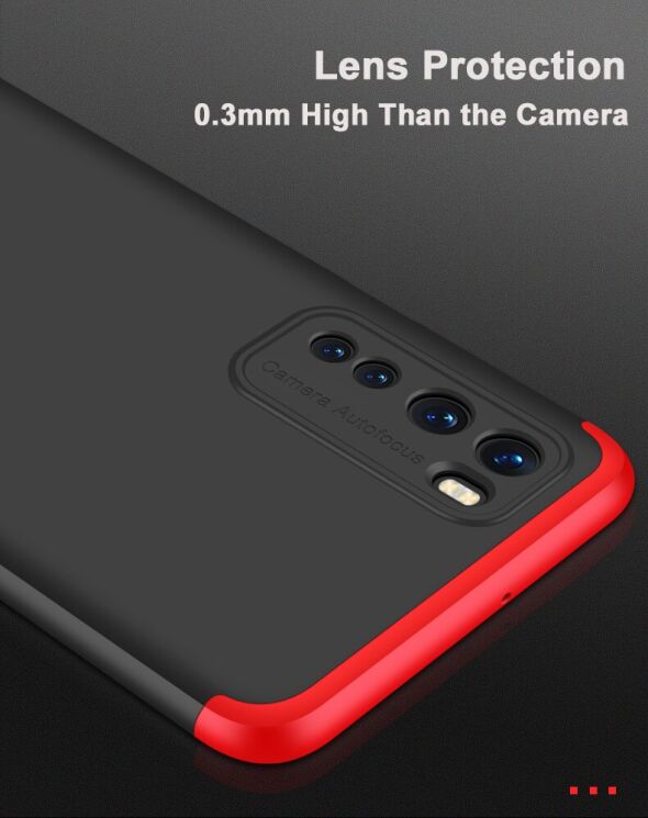 Защитный чехол GKK Double Dip Case для OnePlus Nord - Black / Blue: фото 15 из 15