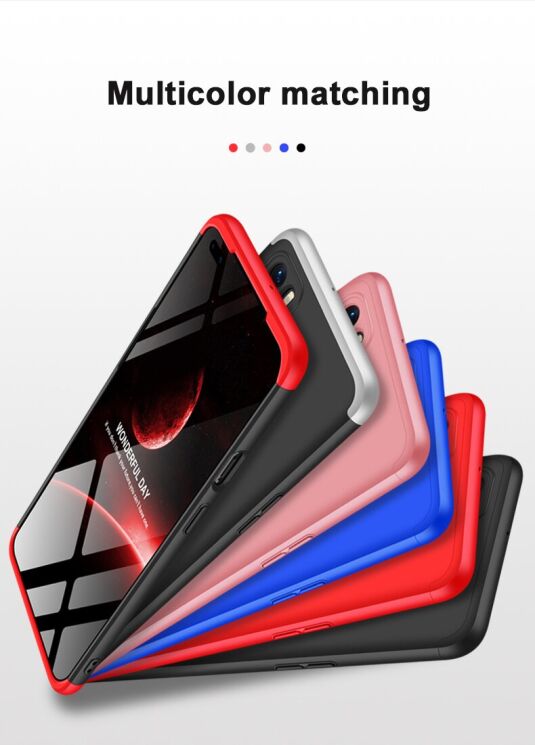 Защитный чехол GKK Double Dip Case для OnePlus Nord - Black / Blue: фото 9 из 15