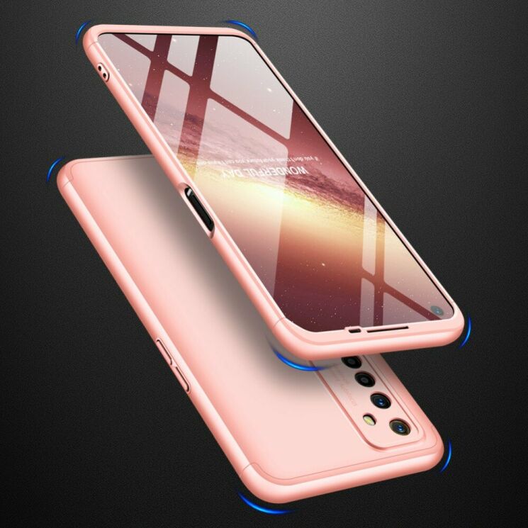 Защитный чехол GKK Double Dip Case для Realme 6 / 6s - Rose Gold: фото 2 из 16