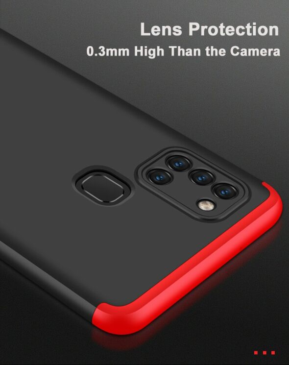 Захисний чохол GKK Double Dip Case для Samsung Galaxy A21s (A217) - Red: фото 14 з 15