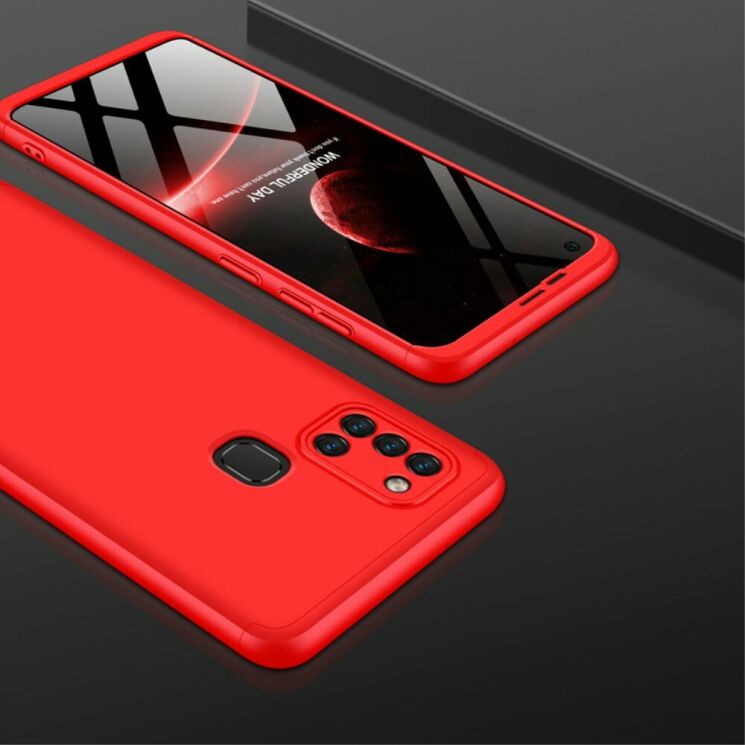 Захисний чохол GKK Double Dip Case для Samsung Galaxy A21s (A217) - Red: фото 3 з 15