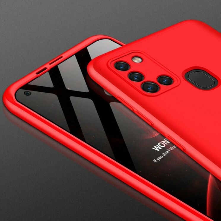 Захисний чохол GKK Double Dip Case для Samsung Galaxy A21s (A217) - Red: фото 4 з 15