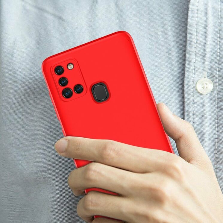Захисний чохол GKK Double Dip Case для Samsung Galaxy A21s (A217) - Red: фото 8 з 15
