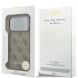 Защитный чехол Guess 4G Charms Collection MagSafe для iPhone 17 Pro (GUHMP17LGF4GCW) - Brown (403265Z). Фото 7 из 8