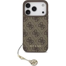 Защитный чехол Guess 4G Charms Collection MagSafe для iPhone 17 Pro (GUHMP17LGF4GCW) - Brown: фото 1 из 8