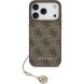 Защитный чехол Guess 4G Charms Collection MagSafe для iPhone 17 Pro (GUHMP17LGF4GCW) - Brown (403265Z). Фото 1 из 8