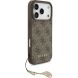 Защитный чехол Guess 4G Charms Collection MagSafe для iPhone 17 Pro (GUHMP17LGF4GCW) - Brown (403265Z). Фото 3 из 8