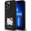 Защитный чехол Hello Kitty Liquid Silicone для Apple iPhone 13 Pro - Black (288252B)