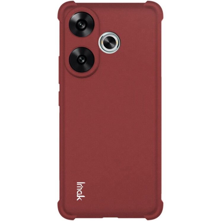 Защитный чехол IMAK Airbag Sand Case для Xiaomi Poco F6 - Red: фото 4 из 10