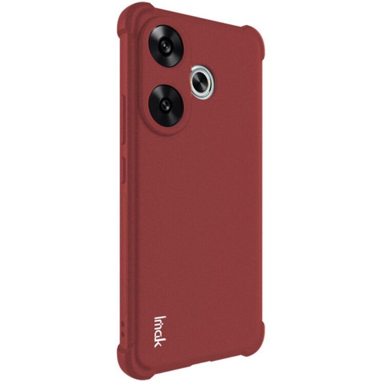 Защитный чехол IMAK Airbag Sand Case для Xiaomi Poco F6 - Red: фото 5 из 10