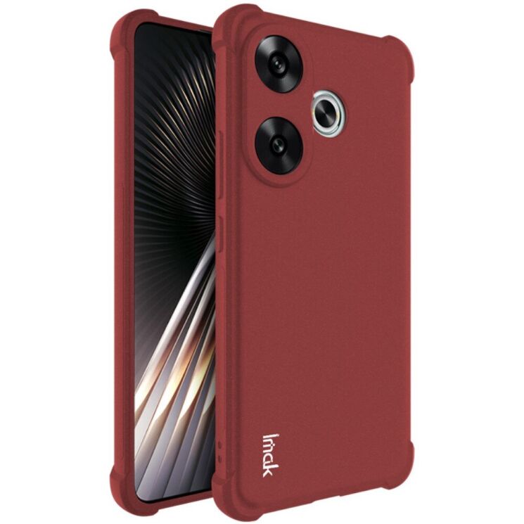 Защитный чехол IMAK Airbag Sand Case для Xiaomi Poco F6 - Red: фото 1 из 10