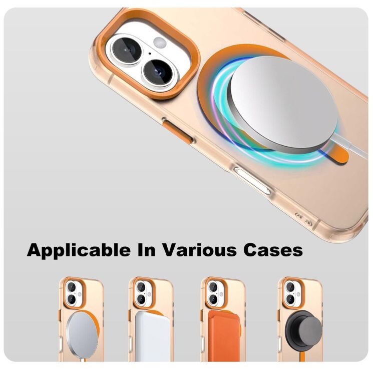 Захисний чохол IMAK Candy Series Magnetic для Apple iPhone 16 - Black: фото 6 з 8
