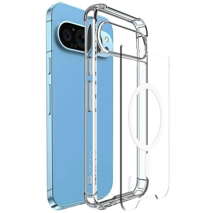 Защитный чехол IMAK Space Shield MagSafe для Google Pixel 9 Pro XL - Transparent: фото 2 из 6