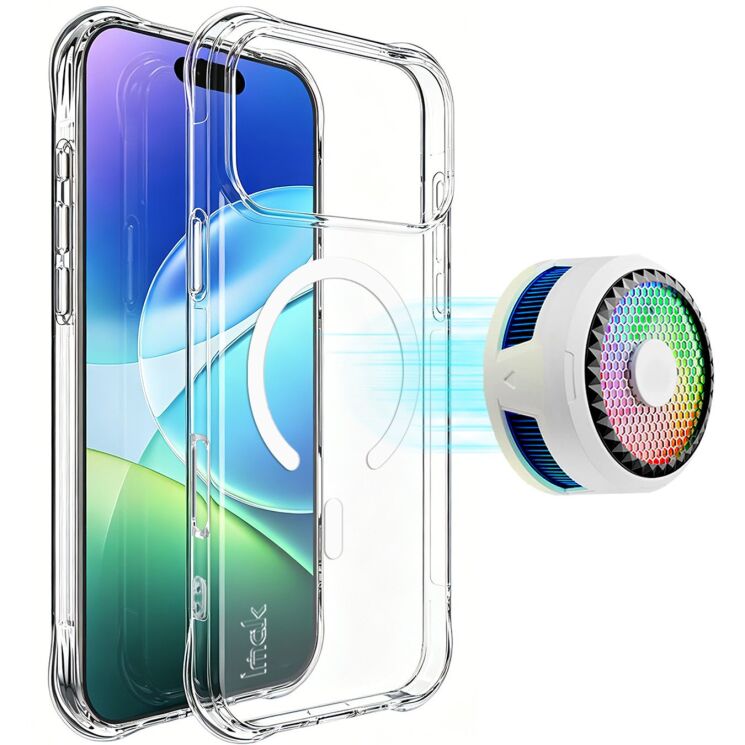 Защитный чехол IMAK Space Shield MagSafe для iPhone 18 Pro - Transparent (423643T) Защитный чехол IMAK Space Shield MagSafe для iPhone 18 Pro - Transparent: фото 2 из 12