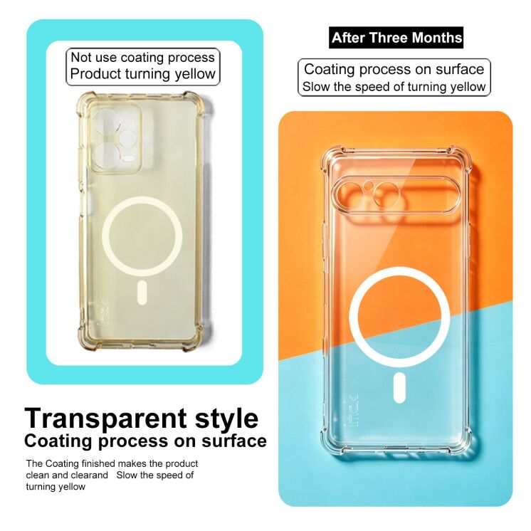 Защитный чехол IMAK Space Shield MagSafe для iPhone 18 Pro - Transparent (423643T) Защитный чехол IMAK Space Shield MagSafe для iPhone 18 Pro - Transparent: фото 12 из 12