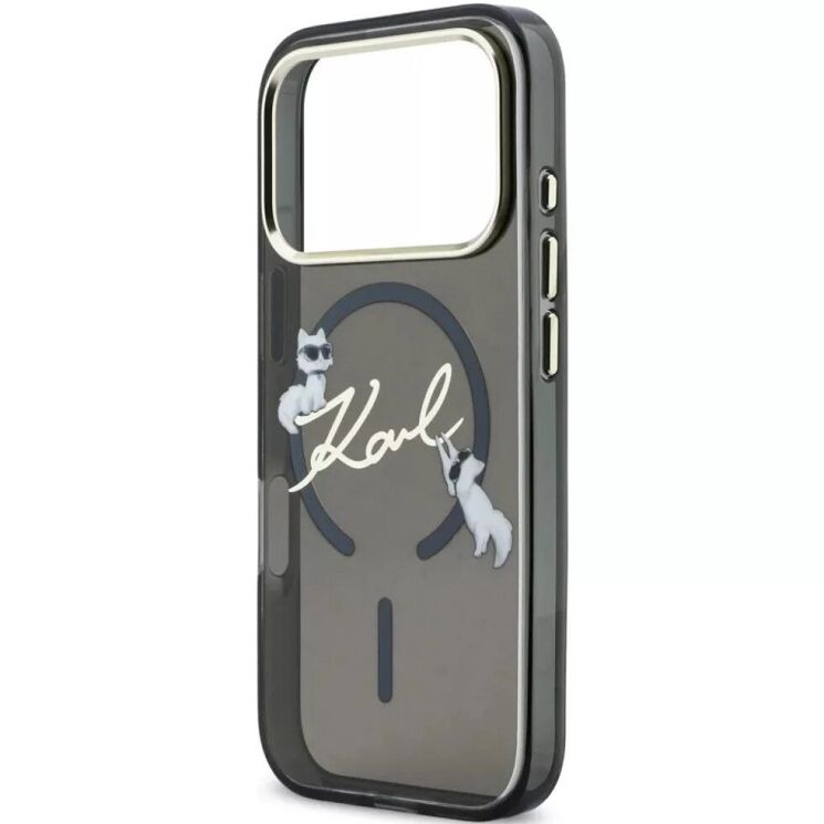 Захисний чохол Karl Lagerfeld Script Logo MagSafe для iPhone 18 Pro / 17 Pro (KLHMP18L5HKSCAK) - Black (423741B) Захисний чохол Karl Lagerfeld Script Logo MagSafe для iPhone 18 Pro / 17 Pro (KLHMP18L5HKSCAK) - Black: фото 5 з 7