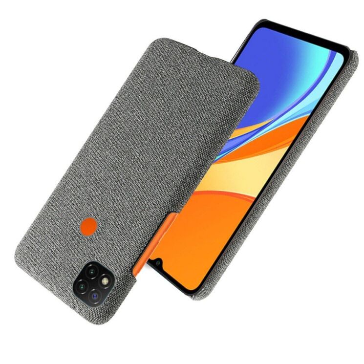 Защитный чехол KSQ Cloth Style для Xiaomi Redmi 9C - Dark Grey: фото 3 из 5