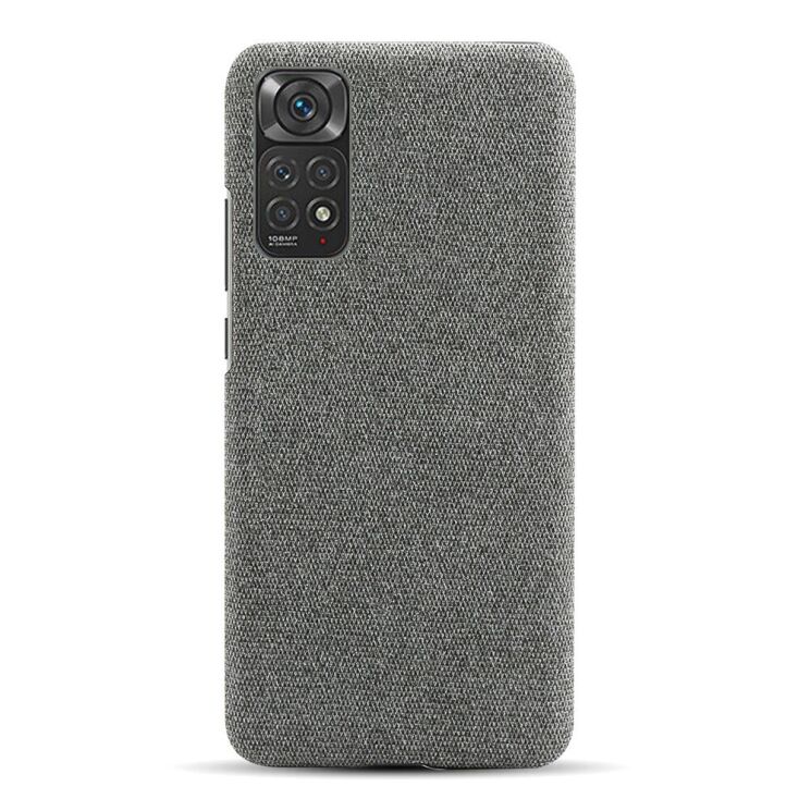 Защитный чехол KSQ Cloth Style для Xiaomi Redmi Note 11 / Note 11s - Grey: фото 3 из 5