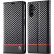 Защитный чехол LC.IMEEKE Carbon Fiber для Samsung Galaxy A56 (A566) - Horizontal Stripe (372190B)