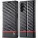 Защитный чехол LC.IMEEKE Carbon Fiber для Samsung Galaxy A56 (A566) - Horizontal Stripe (372190B). Фото 1 из 12