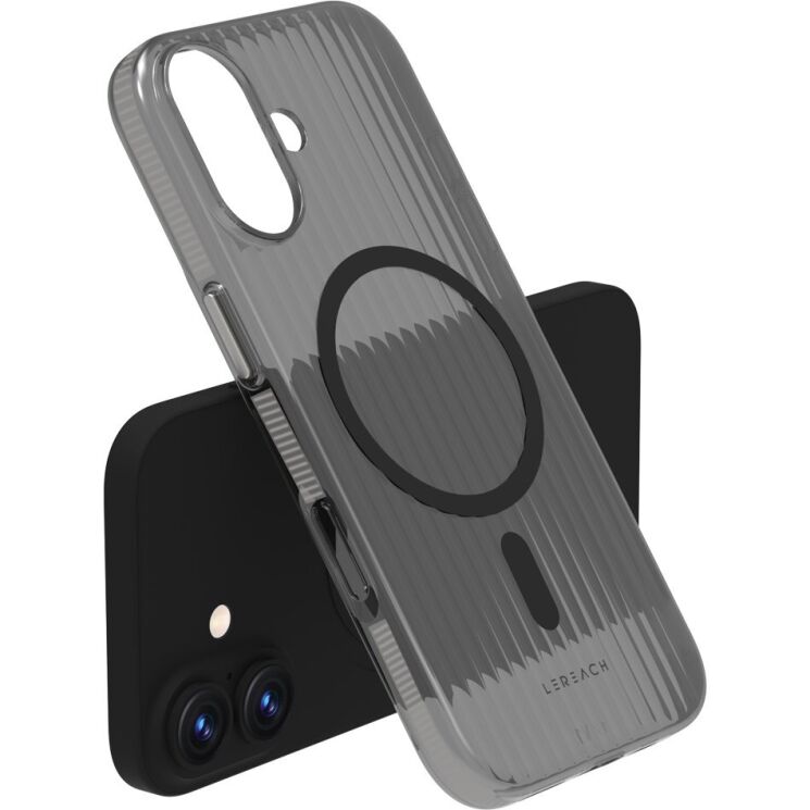 Захисний чохол LEREACH TOC Magnetic для iPhone 17 - Grey: фото 2 з 14